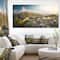 Designart - Rocky Green Mountains Panorama - Landscape Canvas Art Print